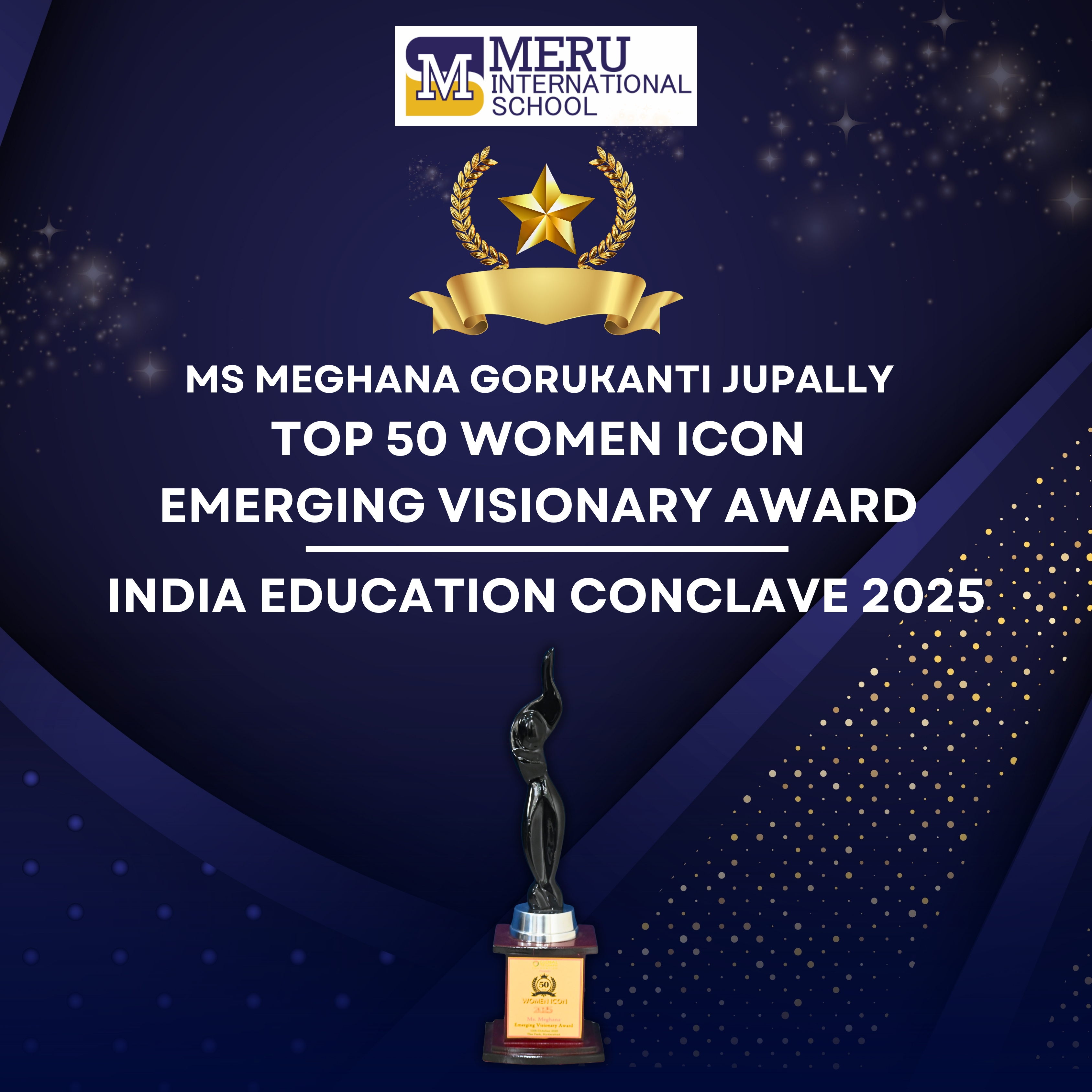 Top 50 Women Icon Emerging visionary award 2025