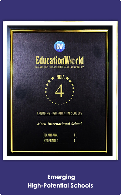 education worlds award best emerging schools cirtificate